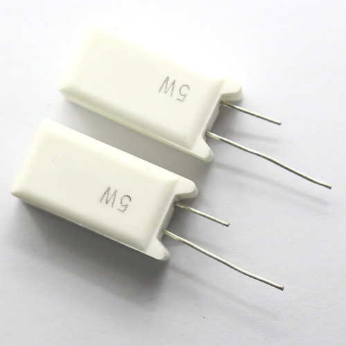 5W水泥电阻 5W 5W2RJ 2.2欧 5W2R2J 2.7R 5W2R7J 铜脚 立式10只 - 图1