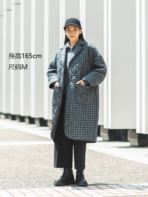 日本代购优衣库空气棉服C系列合作款女WARM PADDED宽松大衣461361