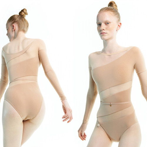 现货Just A Corpse蛇系列芭蕾舞蹈长袖连体形体服JAC瑜伽练功服 - 图1