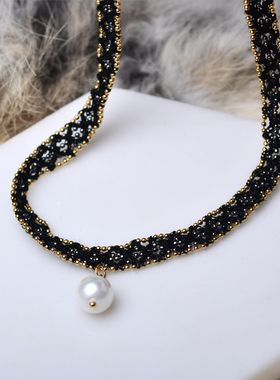 韩国蕾丝choker黑色女项圈颈链