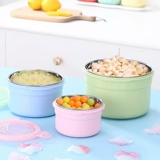 304 Свежая из нержавеющей стали коробки Три куски Bento Bento Soup Lowles Moid