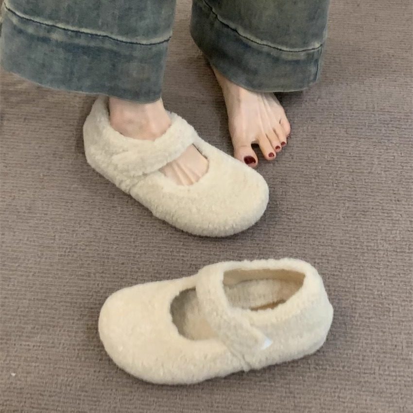 小个子内增高5CM 软糯糯羊羔毛加绒保暖玛丽珍勃肯鞋秋冬厚底棉鞋,淘宝优惠券,粉丝福利购,淘宝优惠卷