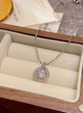 锆石高级感配饰项链颈链微冷淡