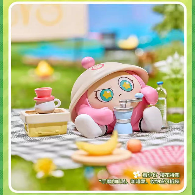 Genuine Eggman Party Let's go on a picnic together, blind box hand-made toys, trendy doll ornaments, game peripherals, birthday gifts
