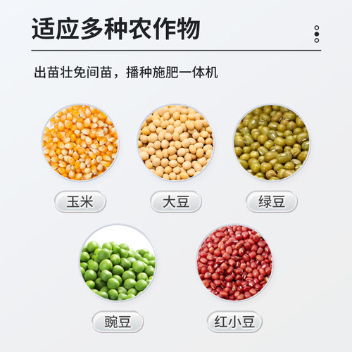 新款手推式玉米播种机黄豆大豆播种施肥一体多功能人工种玉米神器 - 图0