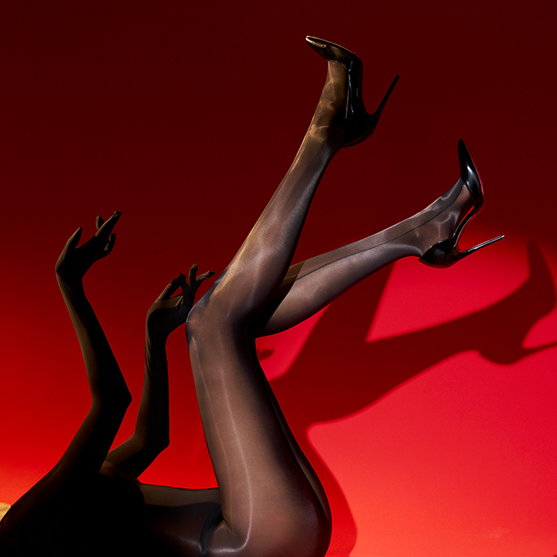 小红娘新品8D连身袜情趣诱惑无缝紧身全身连体丝袜油亮五指丝袜男 - 图3