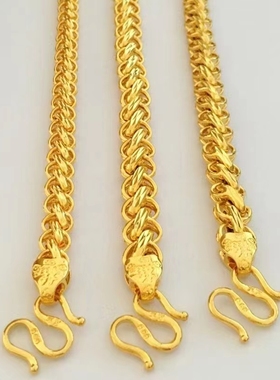 越南沙金泰式链情侣金店同款项链