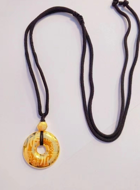 情侣越南沙金新工艺吊坠项坠好看