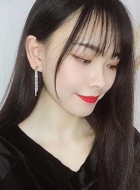 925银针流苏耳线耳环日韩简约百
