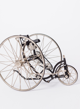 复古金属摆件自行车模型