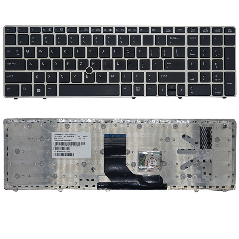 HP惠普 ProBook 6560b 6565b 6570b 8560p 8570P 8560B笔记本键盘-图0
