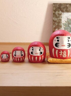 日本制和纸达摩手作套娃摆件