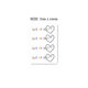 Girl with Flower Arms 156 Hyuna Feng Cute Colorful Tattoo Stickers Love Letters LOVE MY SELF Love Yourself