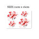 Flower Arm Girl TATTOO X103 Shoulder Clavicle Flower Girl Tattoo Stickers 4 pieces per sheet