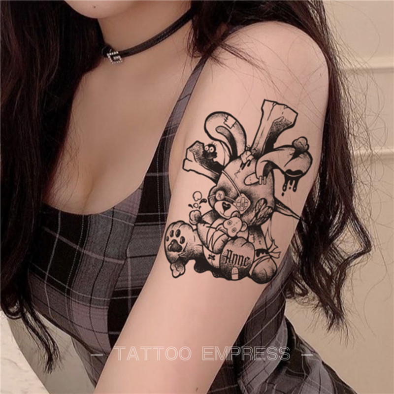 刺青女王TATTOO EMPRESS草本果汁纹身贴星黛露卡通兔兔逼真持久-图2