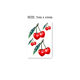 Flower Arm Girl TATTOO 144 Cherry Cute Shoulder and Collarbone Girl Tattoo Stickers 2 pieces per sheet