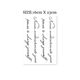 Long strip of herbal juice tattoo stickers