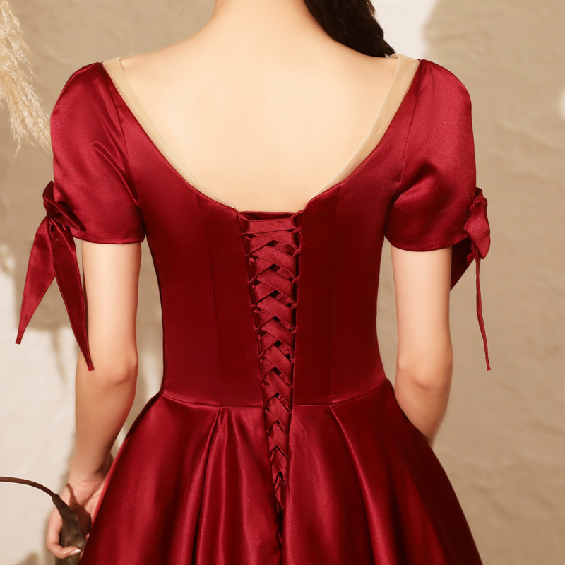 红色婚纱新娘2020新款气质大气高端 豪满庭婚纱