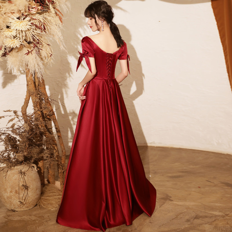 红色婚纱新娘2020新款气质大气高端 豪满庭婚纱