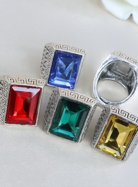 复古电镀泰银活口可调节戒指