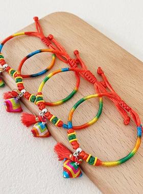 通用五彩绳手绳手链流行新款端午