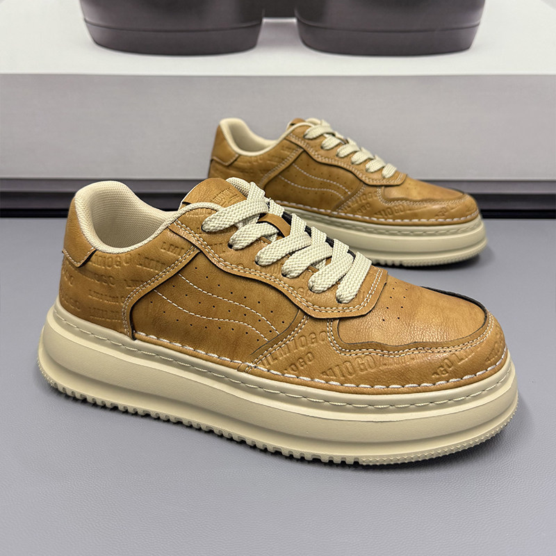 大码鞋子男鞋百搭潮鞋加绒板鞋男2025新款秋冬男士皮面运动休闲鞋,淘宝优惠券,粉丝福利购,淘宝优惠卷