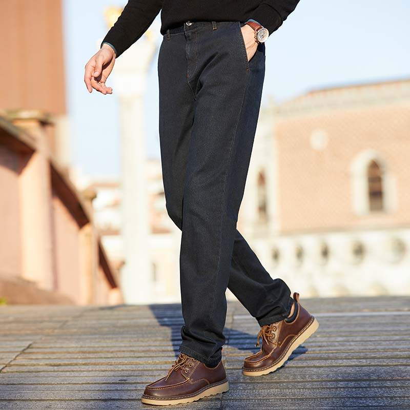 busen /步森秋冬季男士直筒牛仔裤 步森牛仔裤