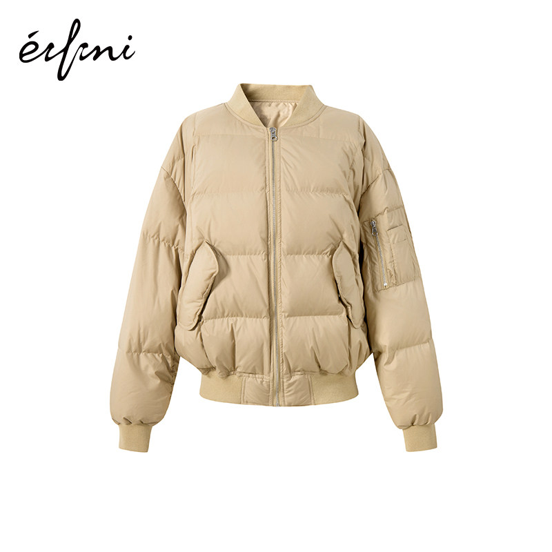 伊芙丽羽绒新款时尚宽松加厚羽绒服 伊芙丽旗舰羽绒服