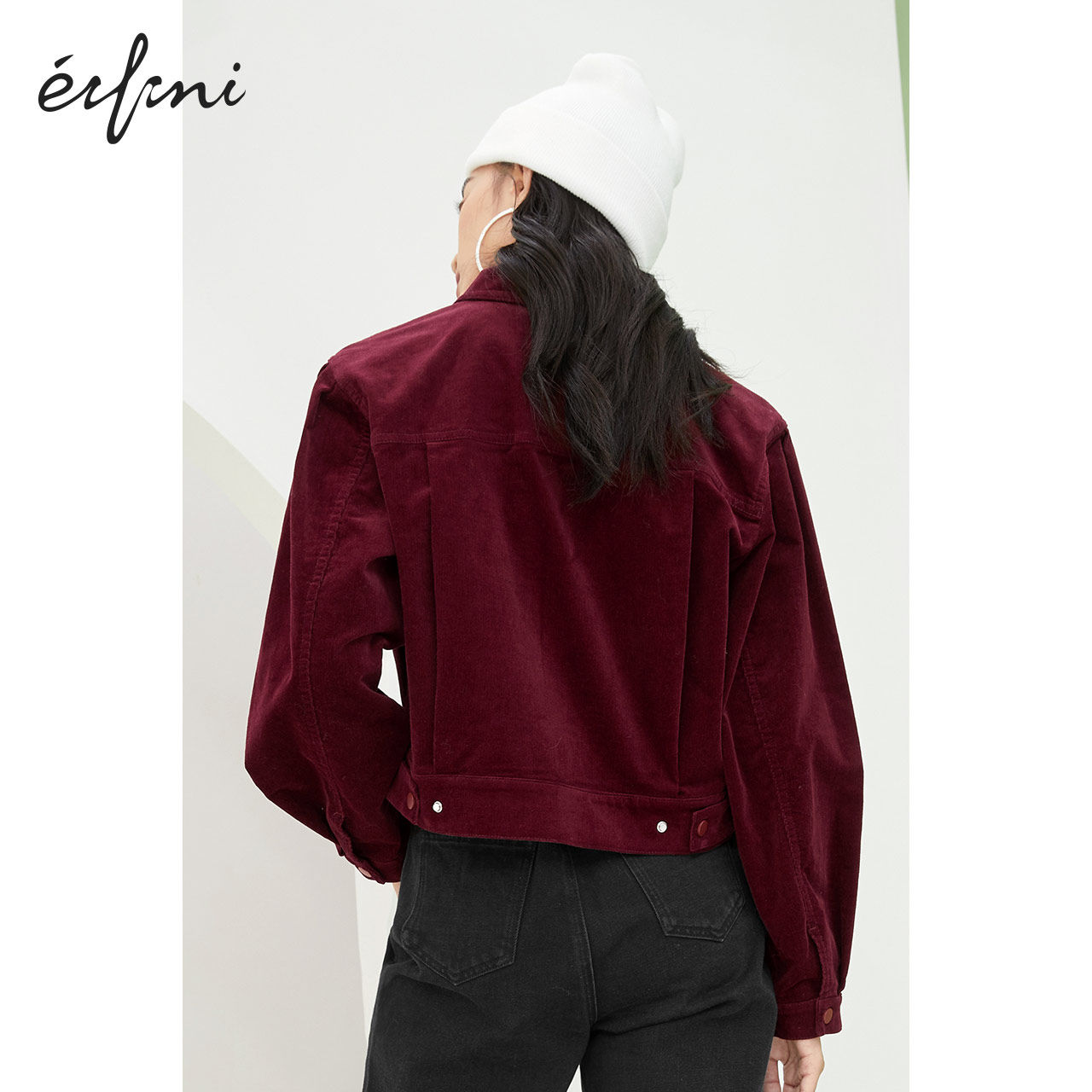 伊芙丽2020年新款春秋韩版范短外套 伊芙丽旗舰短外套