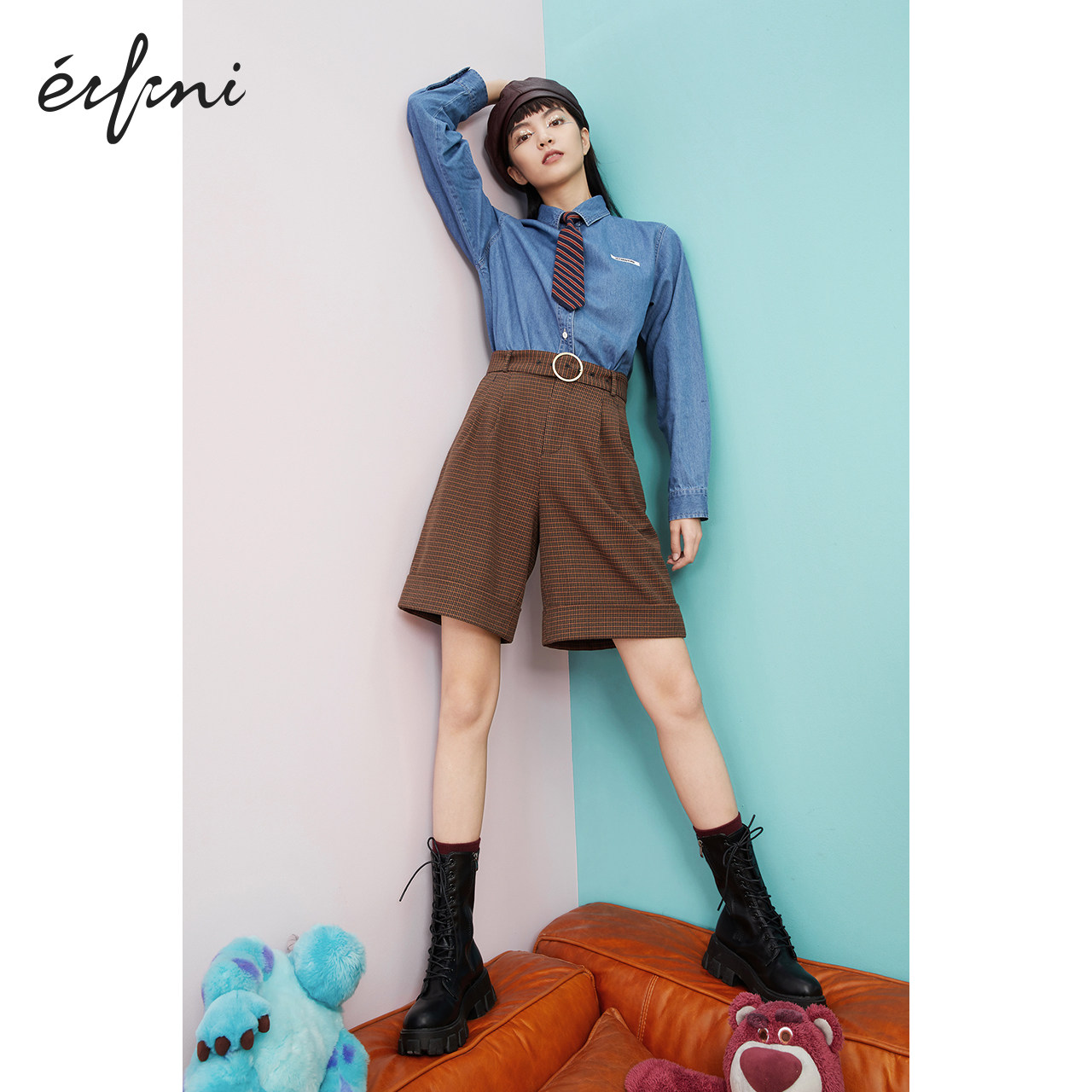 伊芙丽女2020新款秋装女裤休闲裤 伊芙丽旗舰休闲裤