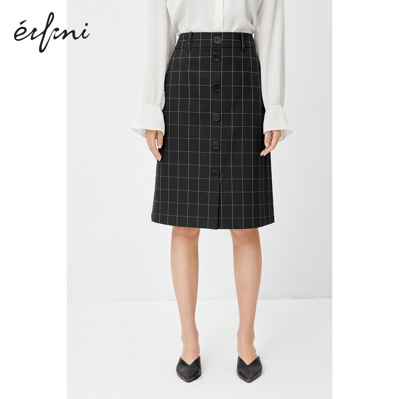 伊芙丽小2020新款春秋装高腰包臀裙 伊芙丽旗舰半身裙