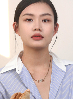 野蛮生长中古甜酷风项链毛衣链