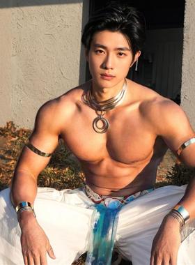 国潮古风饰品男菩银色项链