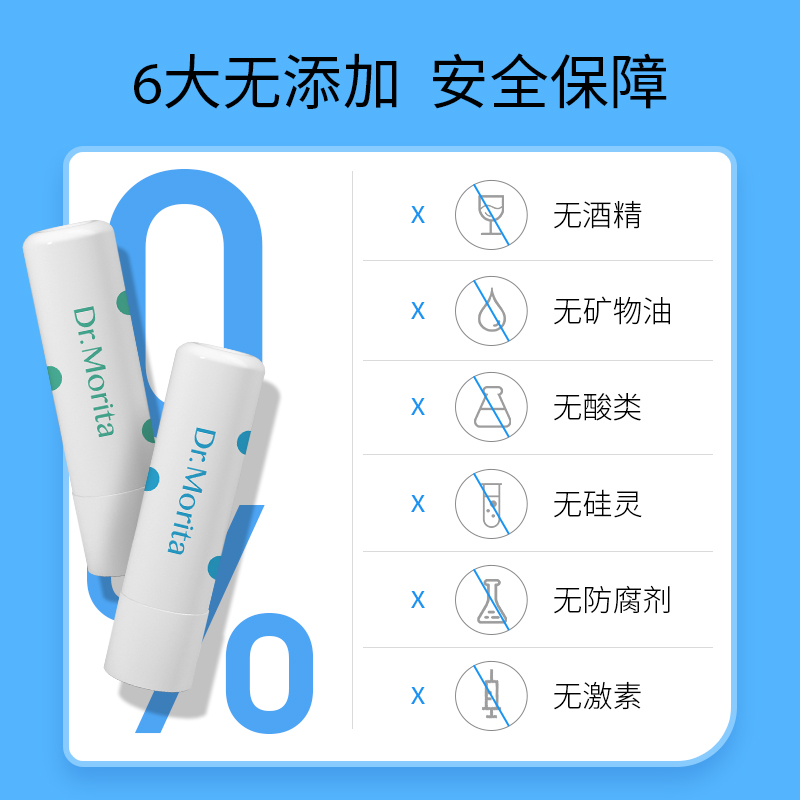 日本森田男女保濕滋潤補水防干裂淡化唇紋護唇膏官方正品潤唇膏_森田官方旗艦店_美容護膚_美體_精油