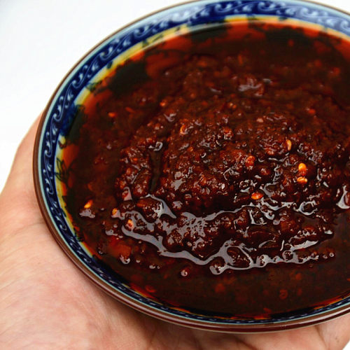 包邮三五麻辣酱400gx4瓶重庆香辣剁椒酱蘸料下饭拌面酱炒菜香调料 - 图1