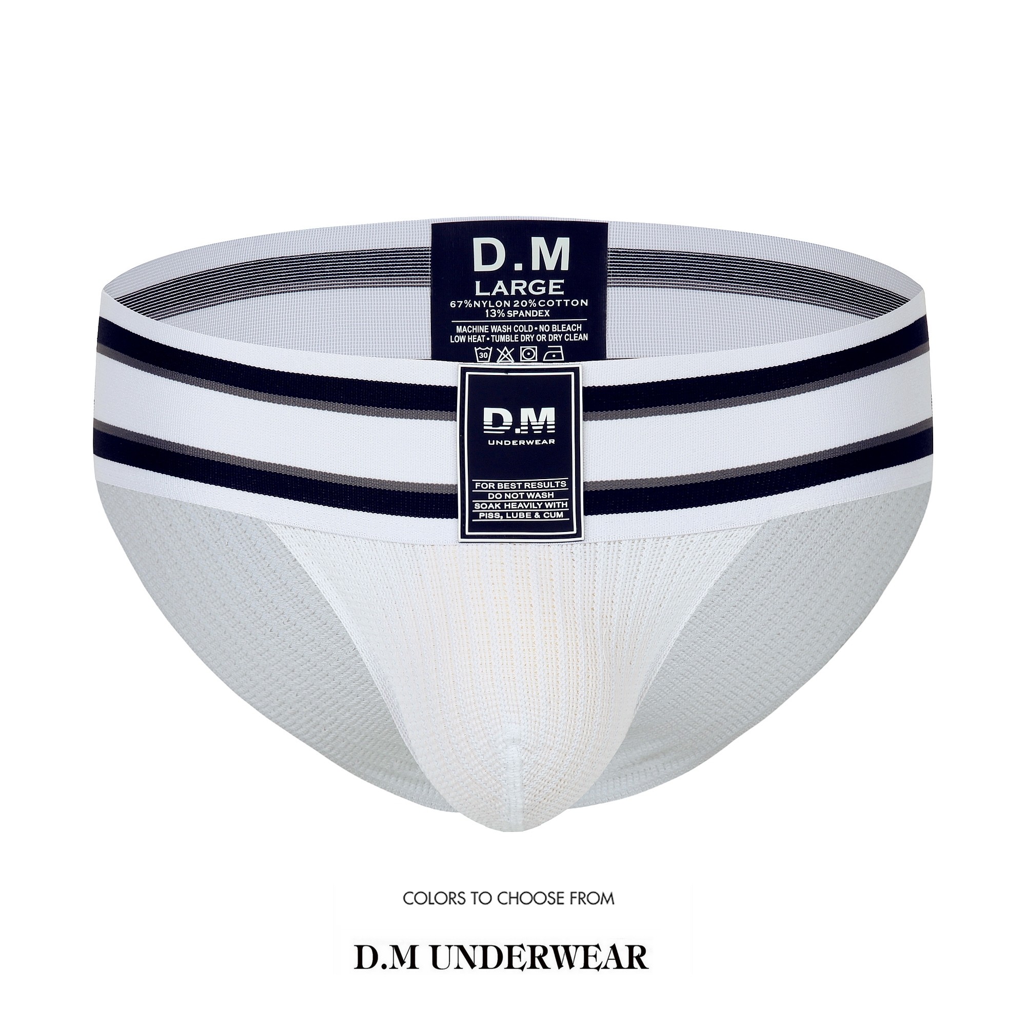 D.M男内裤 纯色超宽腰潮高叉三角裤 高弹个性潮运动健身透气 立体,淘宝优惠券,粉丝福利购,淘宝优惠卷