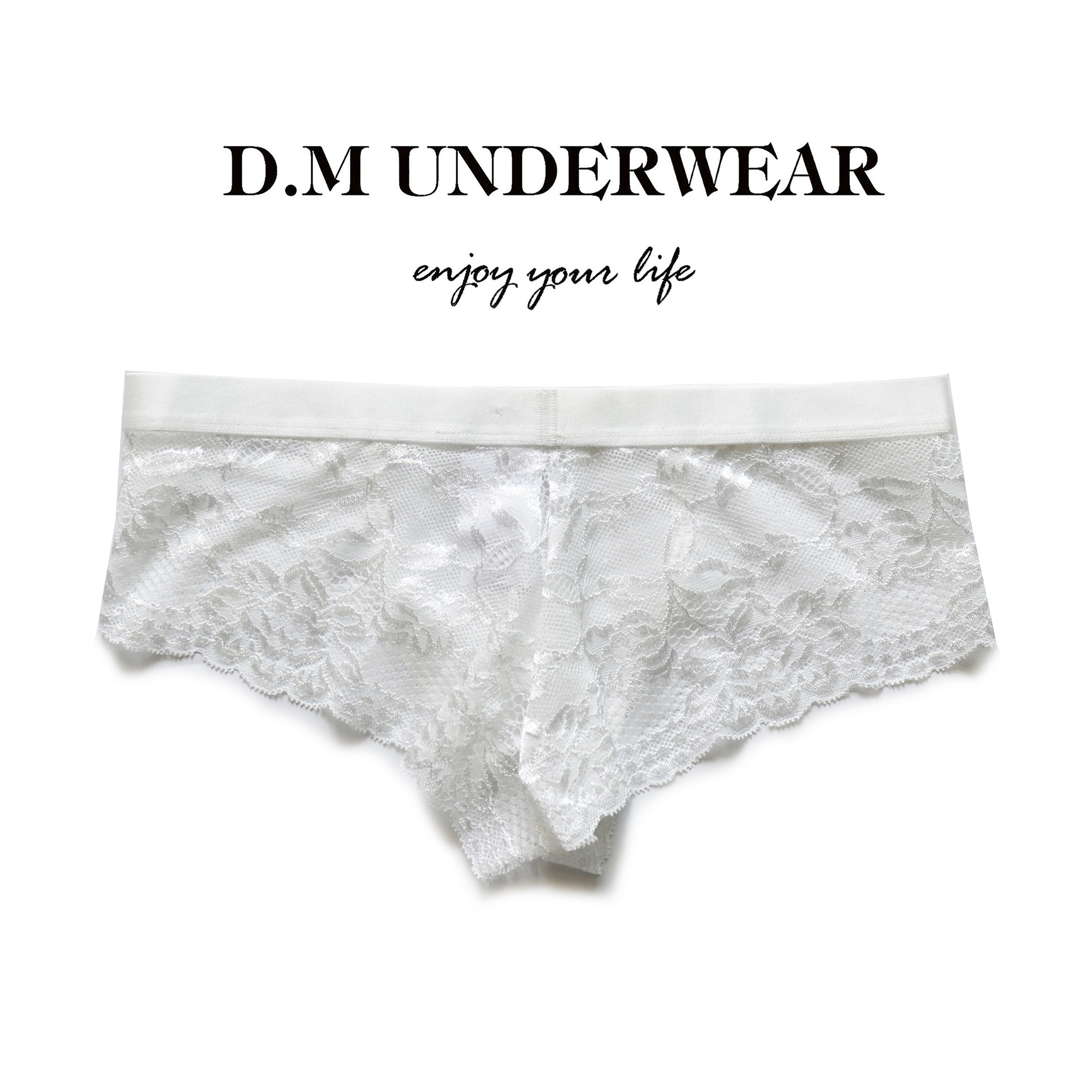 D.M男内裤低腰性感网眼潮诱惑情趣蕾丝四角裤小平角黑丝速干透明,淘宝优惠券,粉丝福利购,淘宝优惠卷