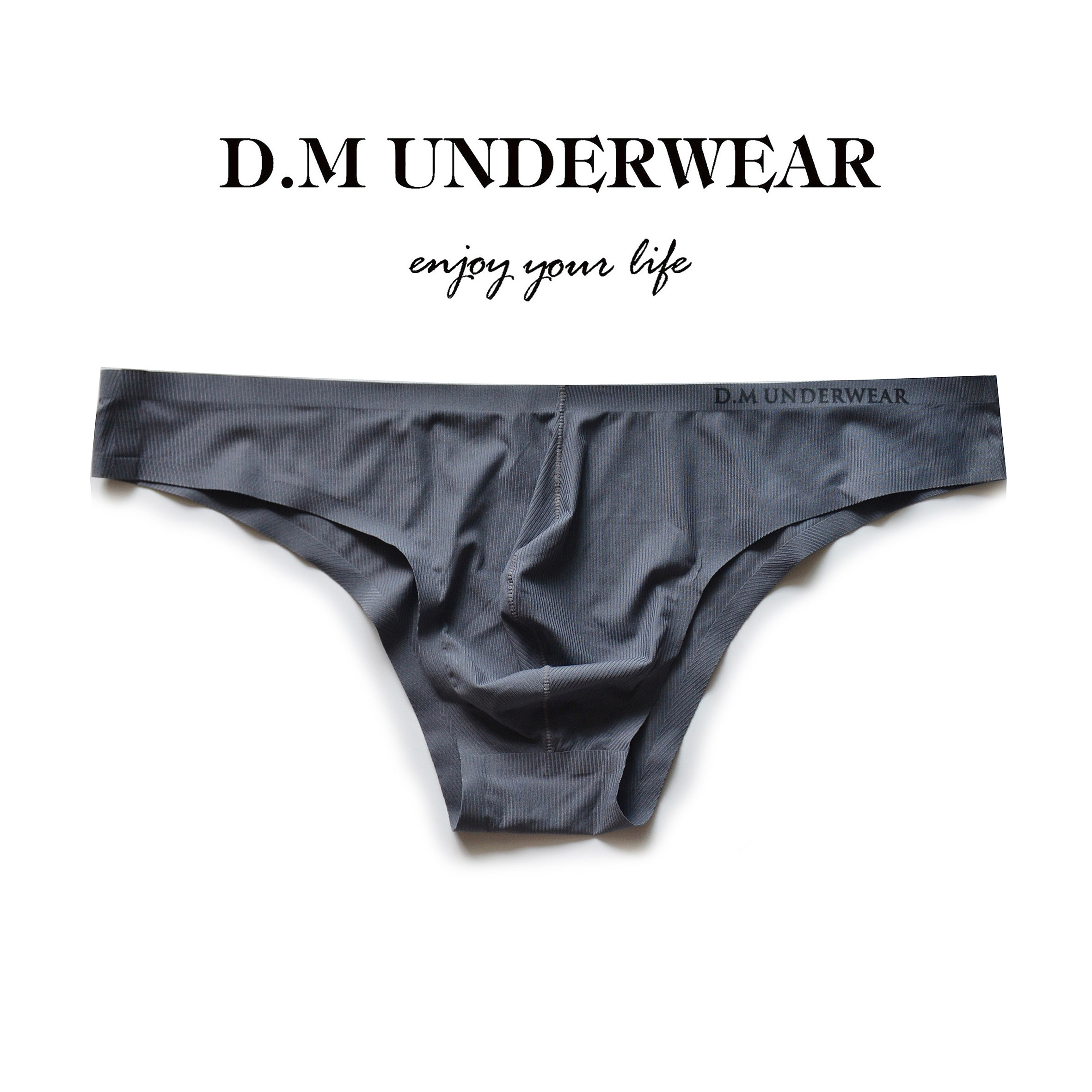 D.M男内裤时尚个性小三角裤半露臀冰丝透气轻薄随心裁无痕速干夏,淘宝优惠券,粉丝福利购,淘宝优惠卷