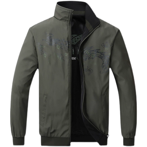 Демисезонная двусторонная куртка для отдыха, ветрозащитный комплект, свободный крой, оверсайз