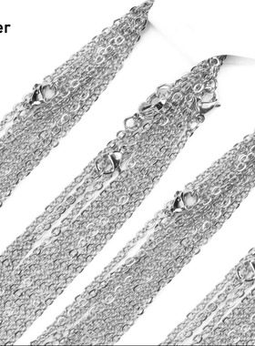 保色O形链银色金色玫瑰金黑