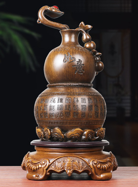 百福如意葫芦摆件家居装饰品客厅酒柜电视柜玄关办公室摆设工艺品