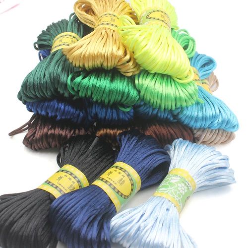 DIY Ювелирные аксессуары Материалы Красная веревка одежды аксессуары ручной работы.