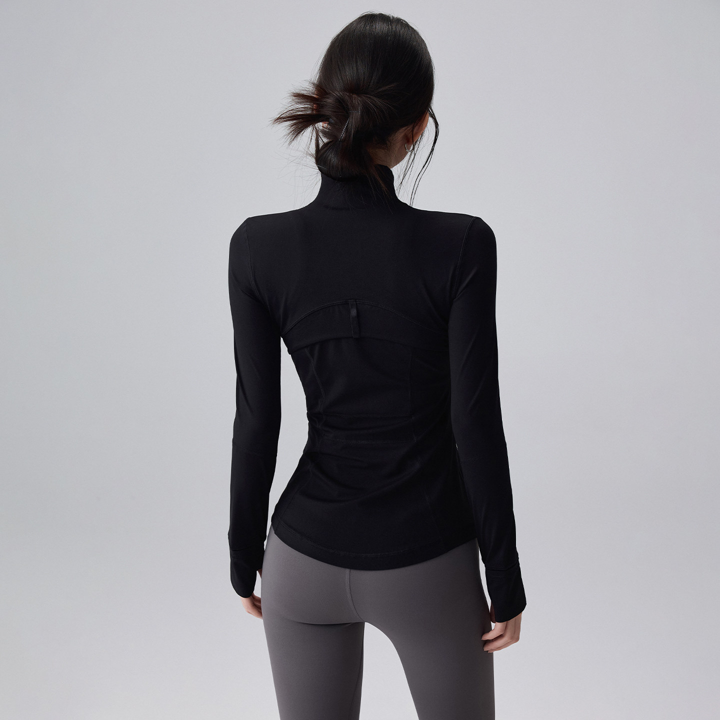 Mitaogirl长袖运动外套女立领户外跑步骑行健身上衣修身瑜伽服,淘宝优惠券,粉丝福利购,淘宝优惠卷