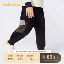 Bala Bala Boy Clothes Boy Pants Children Sports Pants Kiddie Baby Spring Dress Foreign Air Work Pants Casual Long Pants