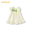 Balabala dress girls square collar fresh floral