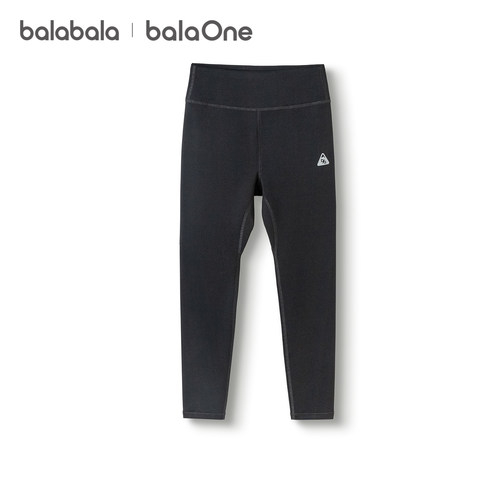 【balaOne】巴拉巴拉童装儿童打底裤女童2026秋冬装休闲加绒长裤 - 图3