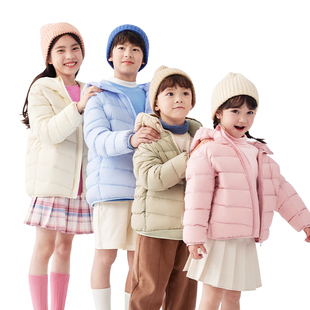 巴拉童装男童轻薄款洋气羽绒服