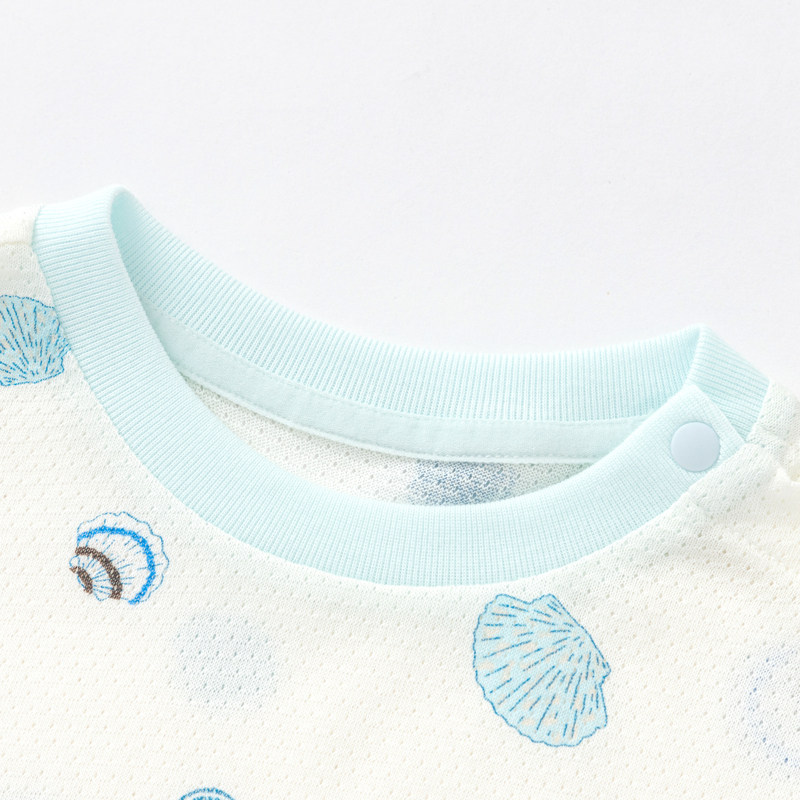 巴拉巴拉婴儿t恤宝宝上衣男童衣服儿童短袖夏装海螺满印柔软透气,淘宝优惠券,粉丝福利购,淘宝优惠卷