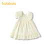Balabala dress girls square collar fresh floral