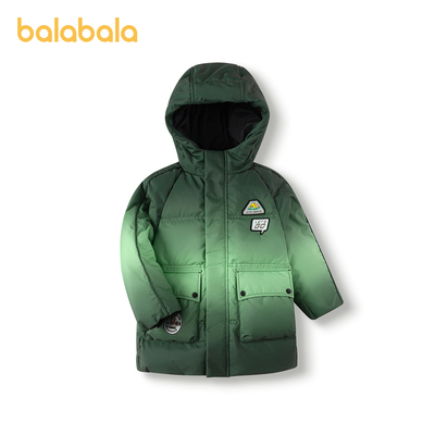 巴拉巴拉羽绒服男童加厚连帽外套